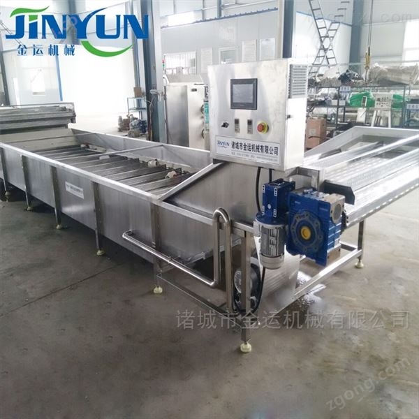 蒜苗氣泡清洗機(jī)生產(chǎn)圖片